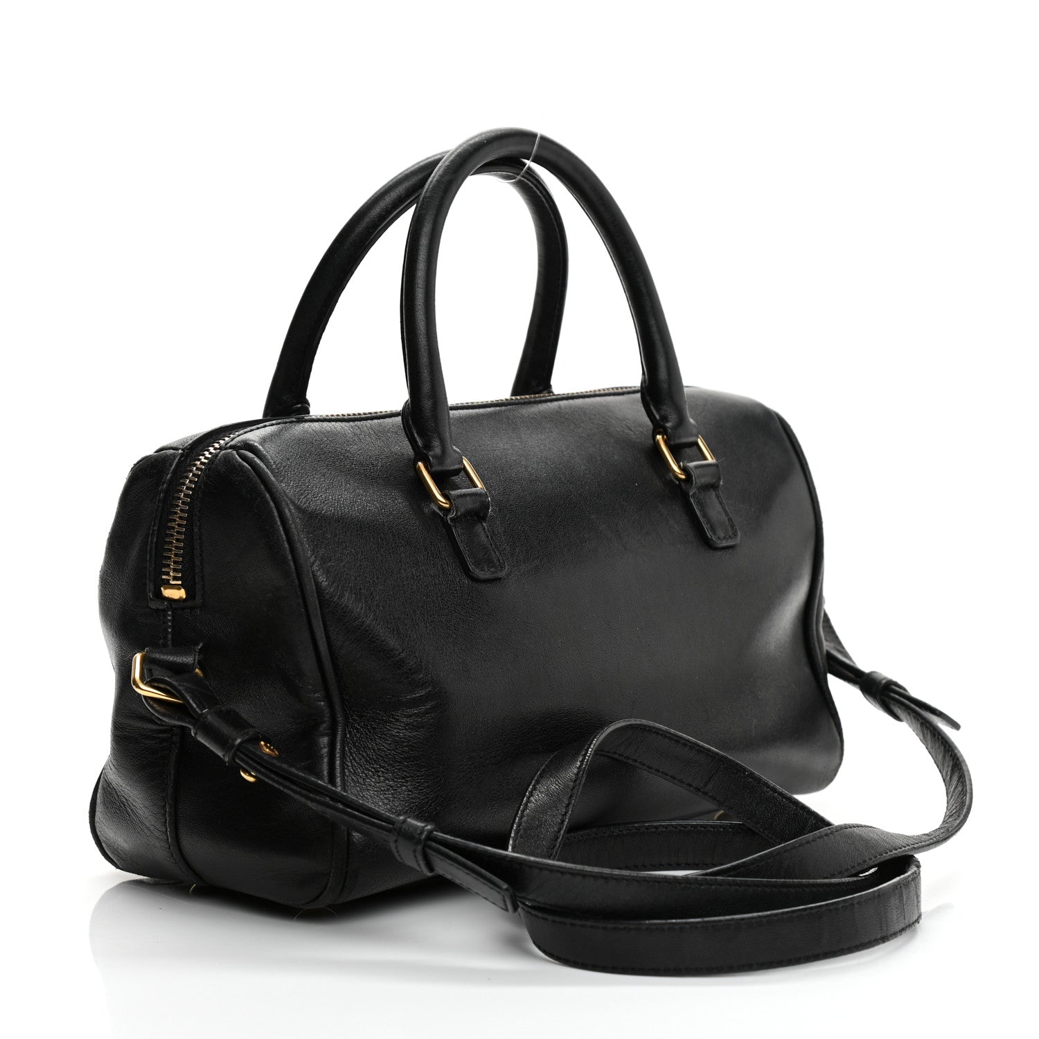 Saint Laurent Calfskin Star Classic Baby Duffle Black 3 of 10