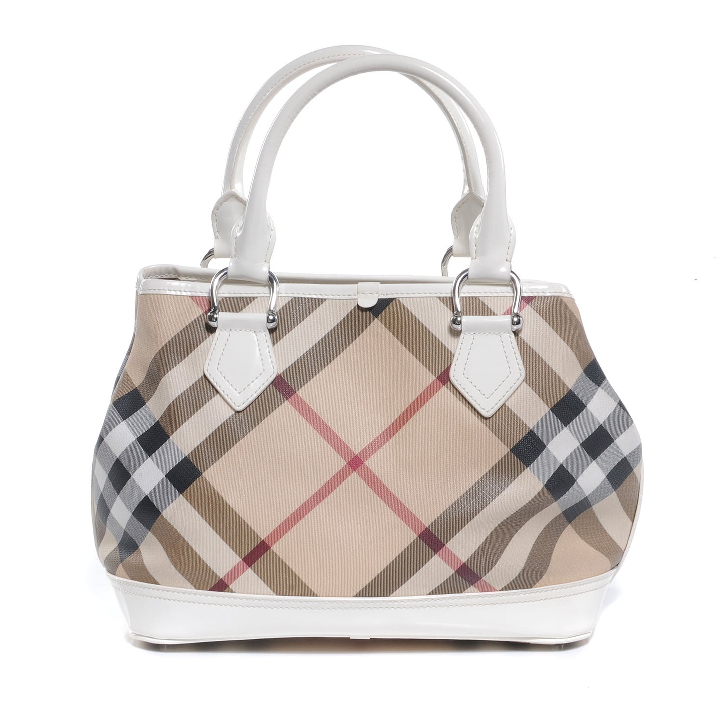 Nova Check Tote White