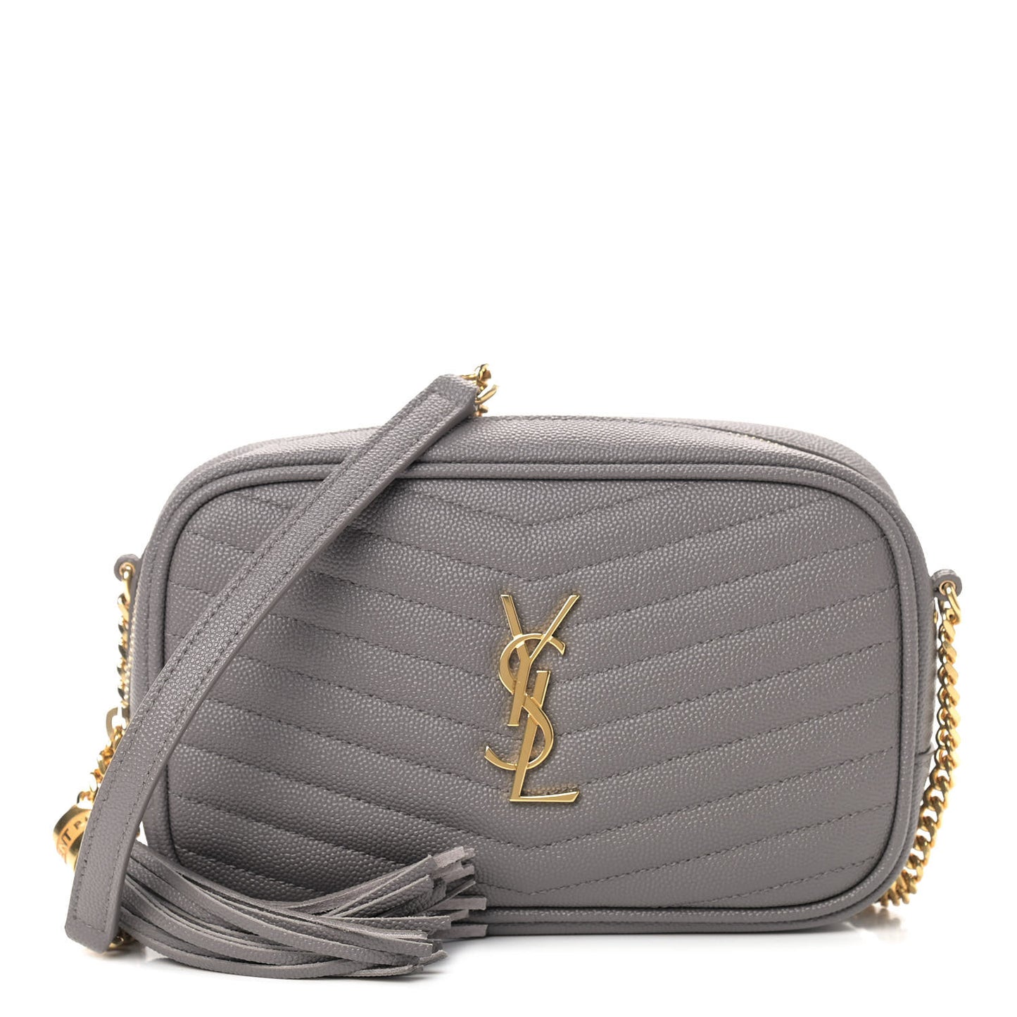 Grain De Poudre Matelasse Monogram Mini Lou Camera Bag Fog