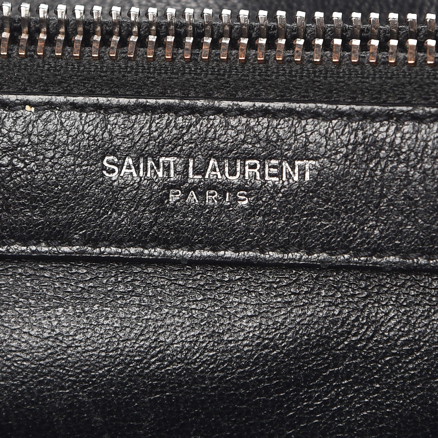 Saint Laurent Sheepskin Matelasse Chevron Monogram Large College Satchel Black 9 of 13