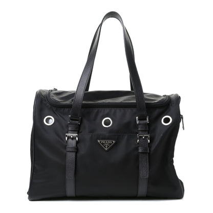 Prada Tessuto Nylon Saffiano Pet Carrier Black 1 of 9