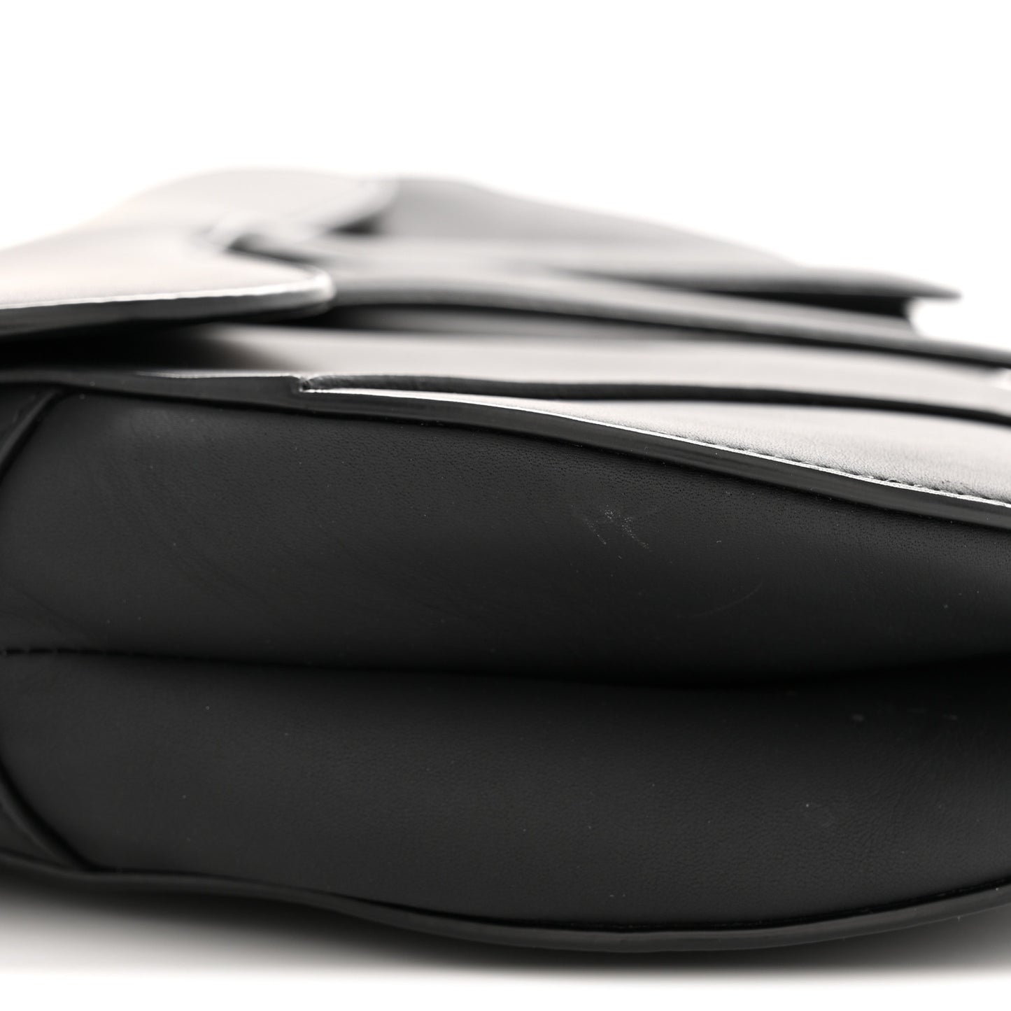 Ultra Matte Saddle Bag With Strap Black