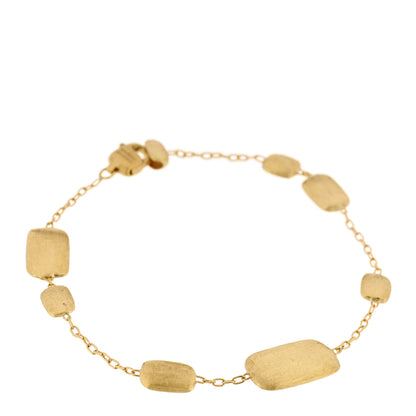 Marco Bicego 18K Yellow Gold Cushion Station Bracelet 1 of 5