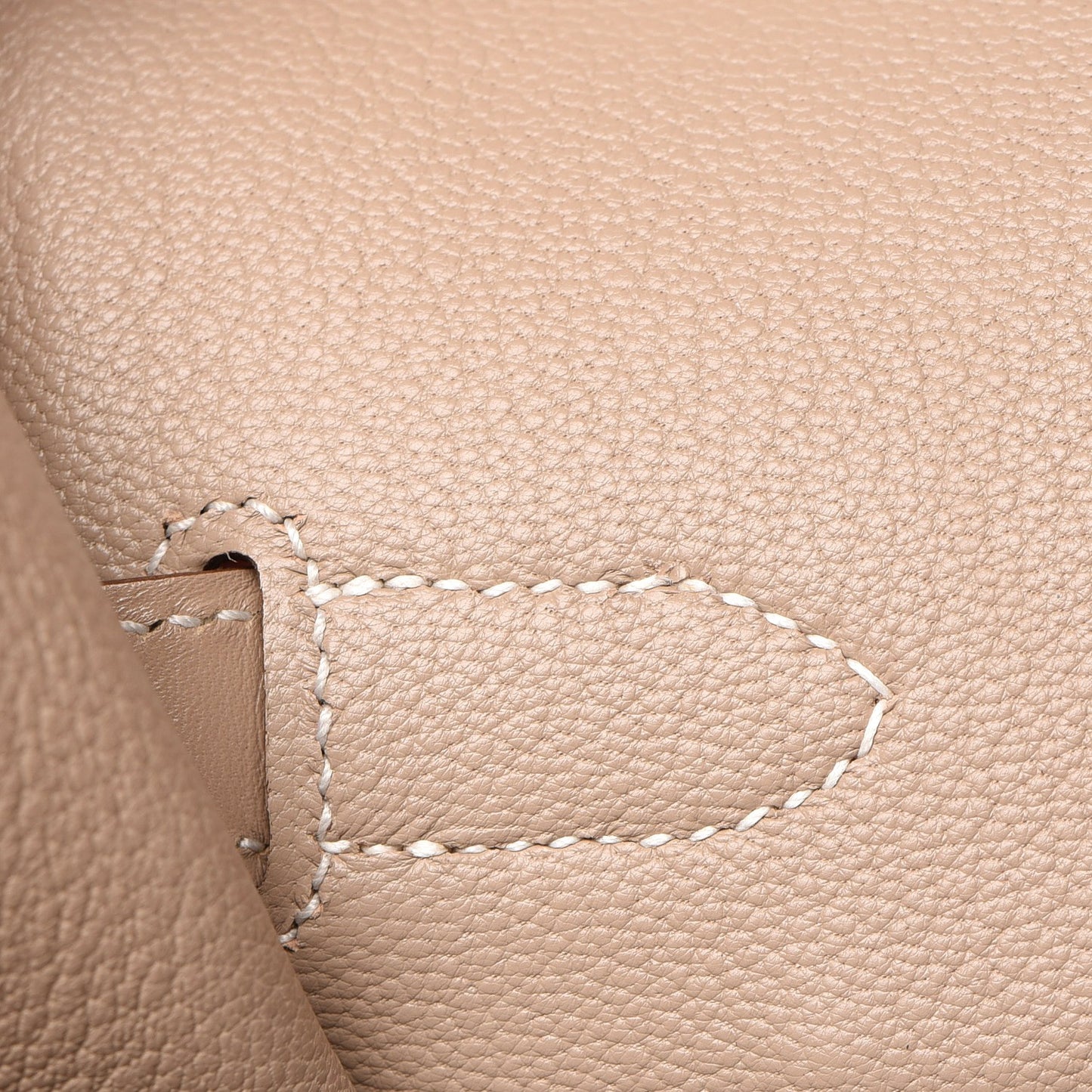 Tadelakt Guilloche Birkin 35 Argile