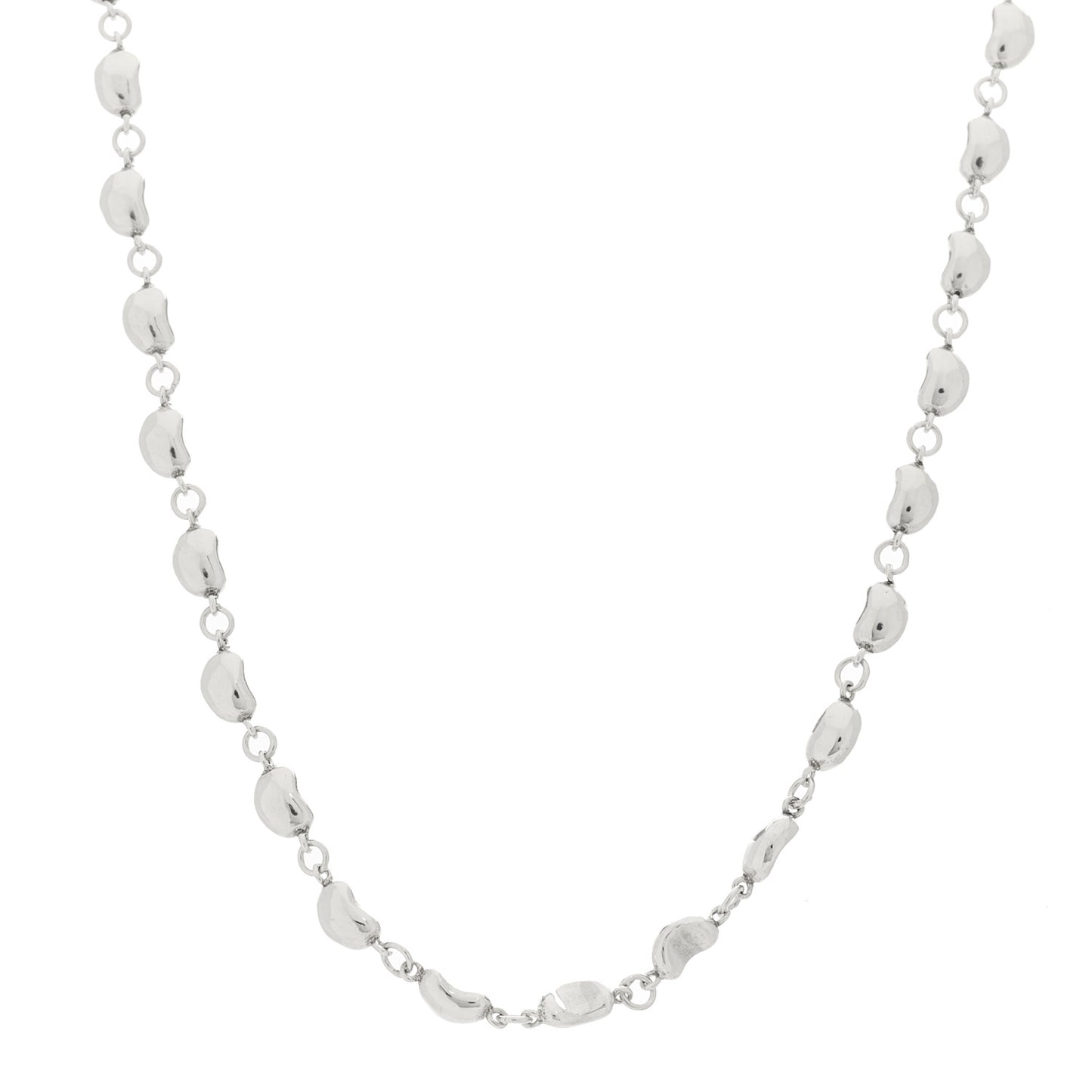 Sterling Silver Elsa Peretti Bean Necklace