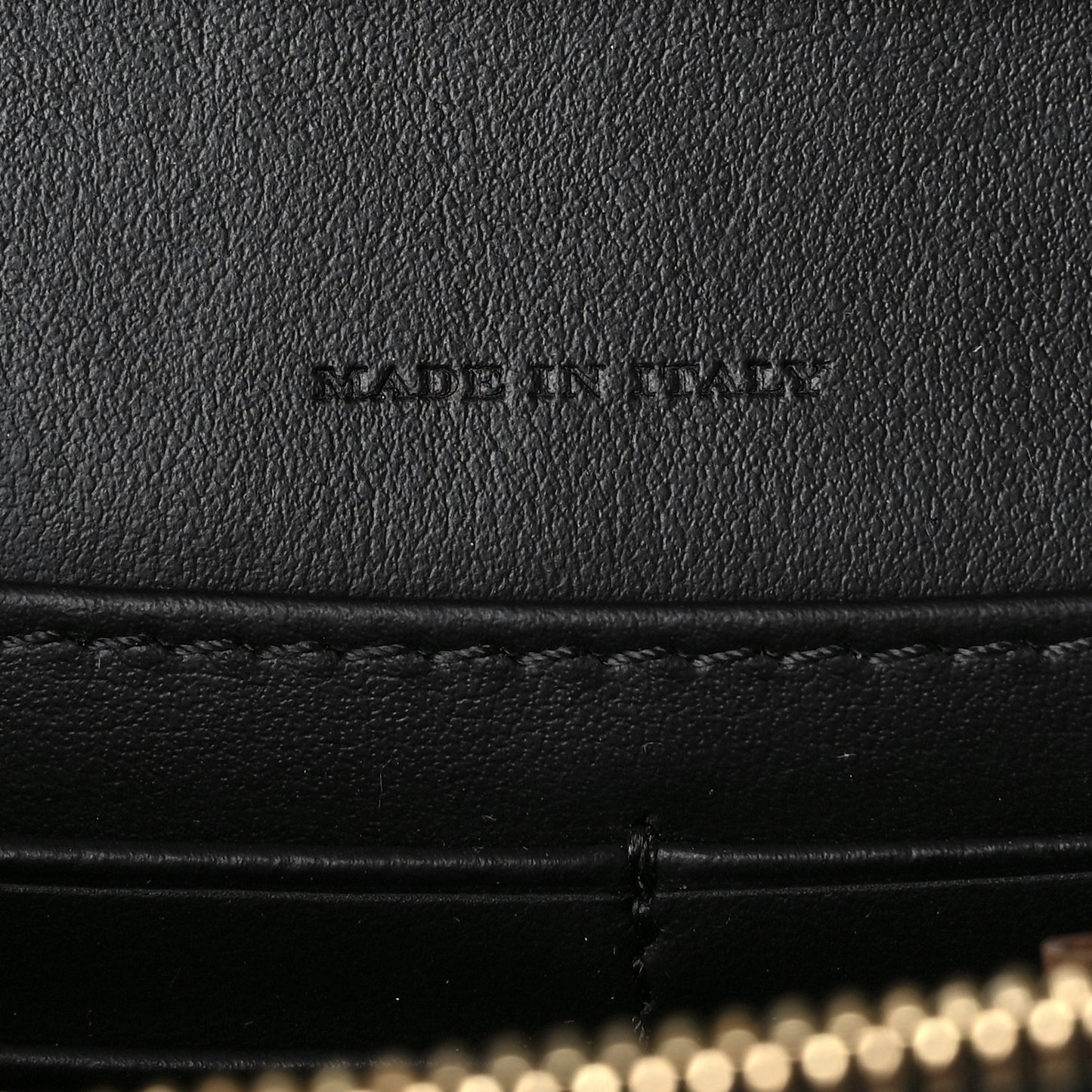 Grained Calfskin House Check Tartan Mix Hampshire Wallet On Chain Black