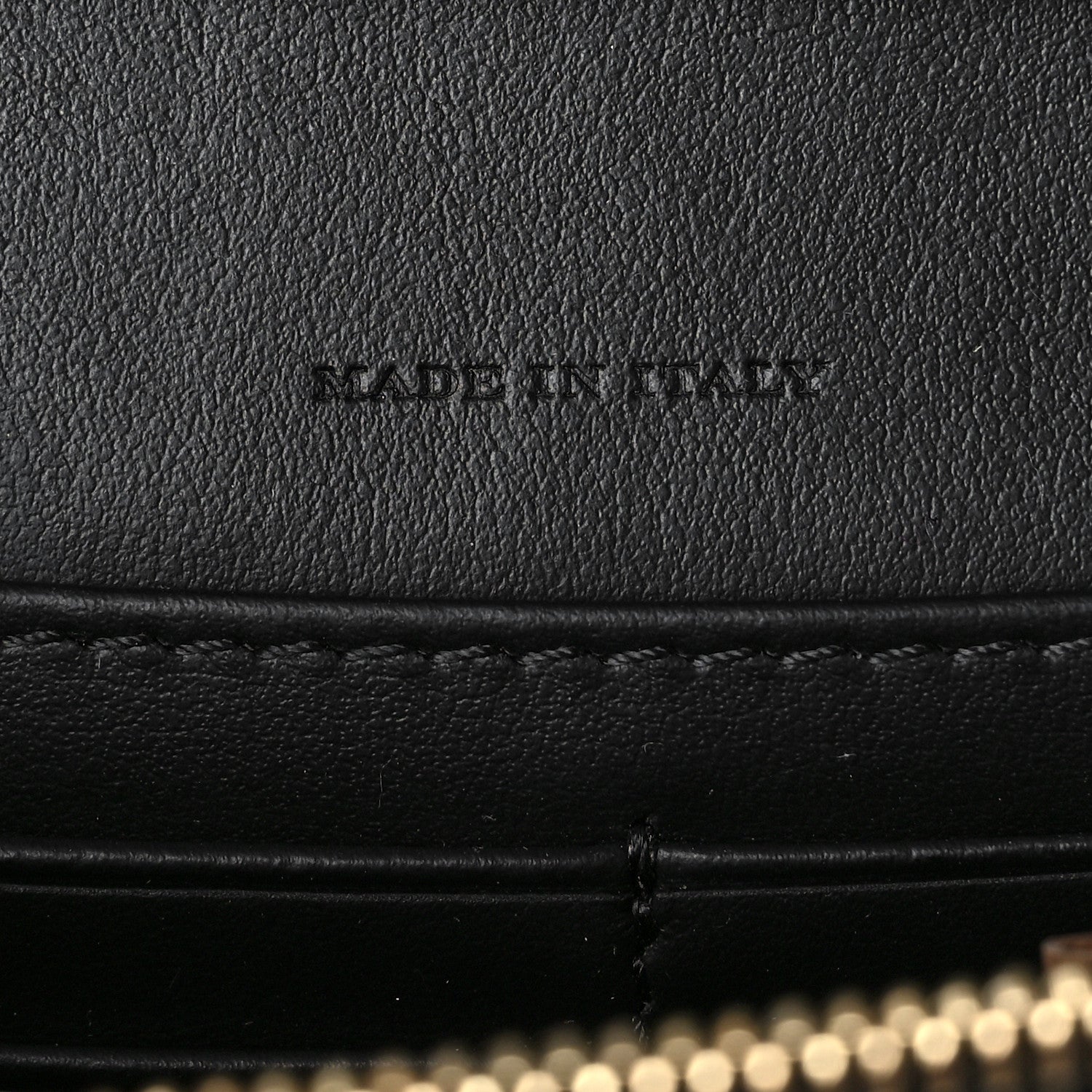 Burberry Grained Calfskin House Check Tartan Mix Hampshire Wallet On Chain Black 7 of 9