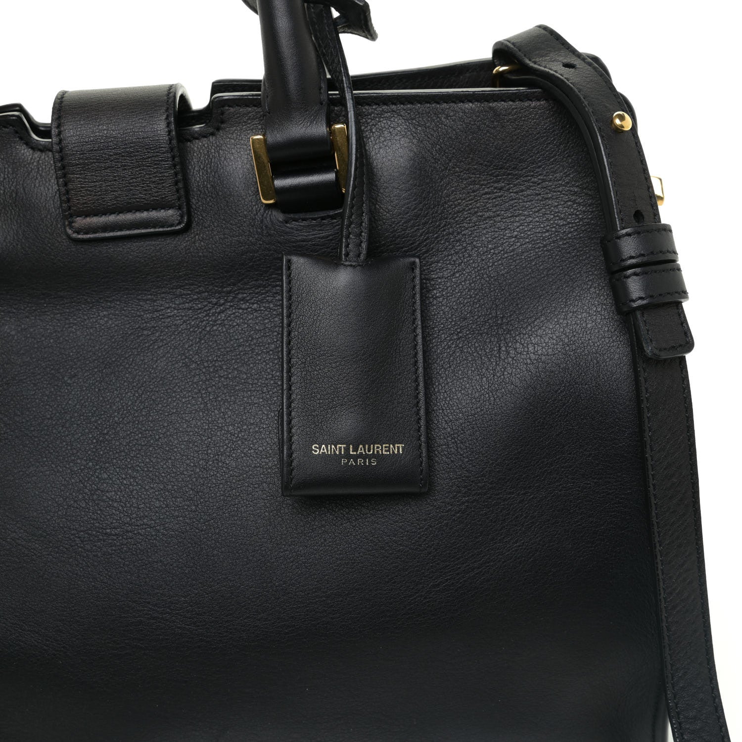 Saint Laurent Calfskin Small Classic Y Cabas Black 23 of 23