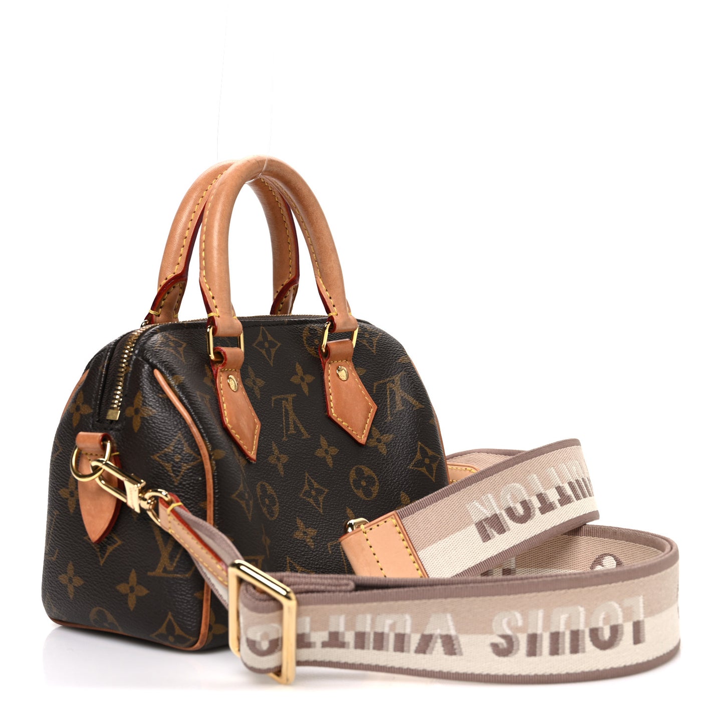 Monogram Speedy Bandouliere 20 Beige