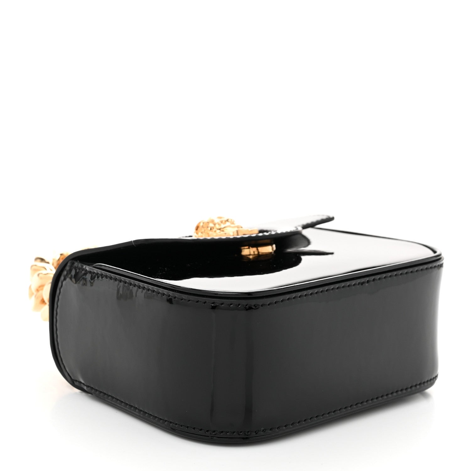 Versace Patent Mini La Medusa Bag Black 4 of 9