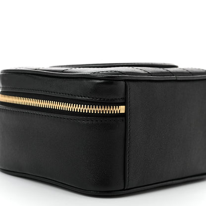 Gucci Sakai Be Green Calfskin Diagonal Stitched Blondie Top Handle Bag Black 9 of 11