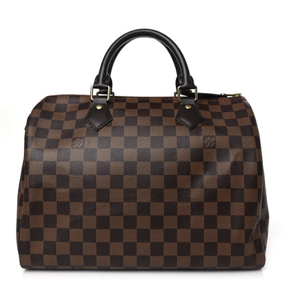 Louis Vuitton Damier Ebene Speedy 30 1 of 9
