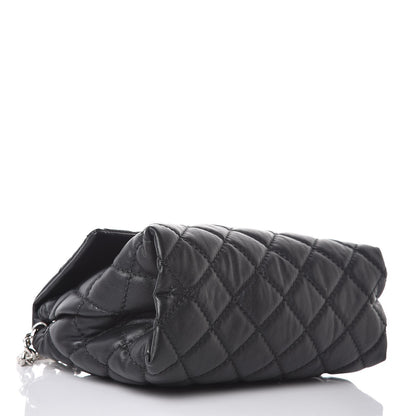 Stella McCartney Faux Leather Quilted Small Bex Flap Shoulder Bag Black 4 of 7