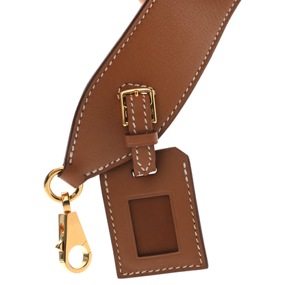 Hermes Swift 38mm Etiquette Shoulder Strap Gold 5 of 5