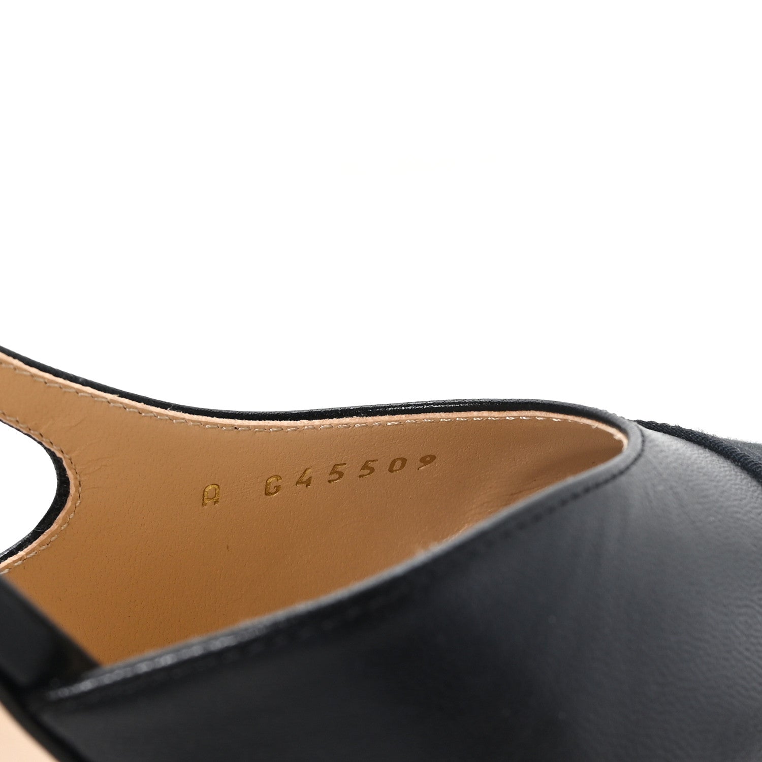 Chanel Lambskin Grosgrain Cap Toe CC Slingback Pumps 39 Black 9 of 10