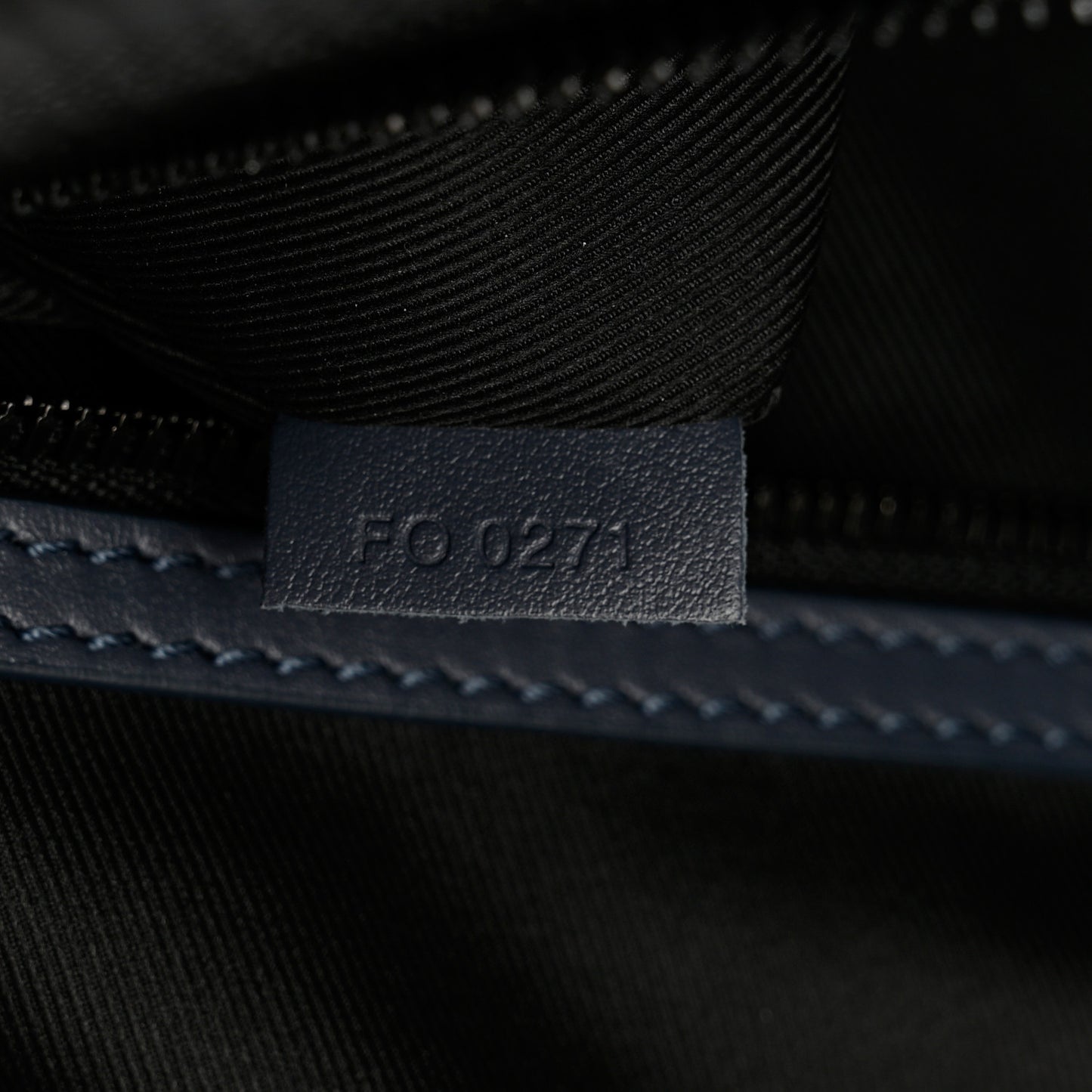 Calfskin Monogram Shadow Keepall Bandouliere 50 Navy