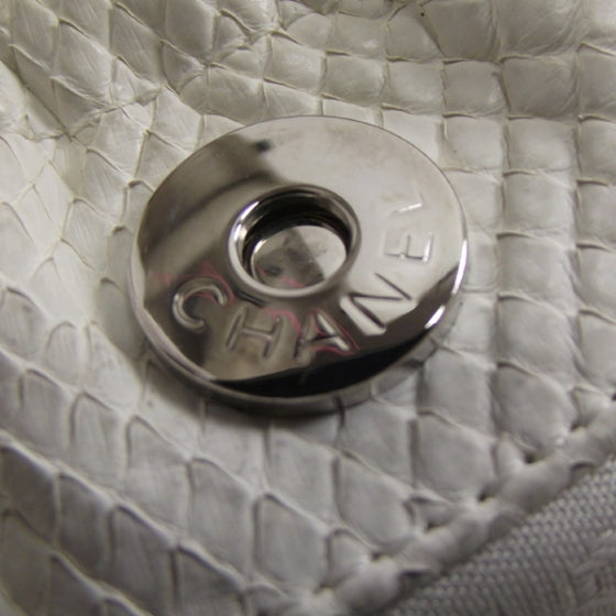 Chanel Python Croissant Bag Ivory 9 of 11