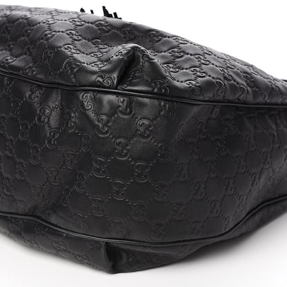 Gucci Guccissima Medium Emily Hobo Black 8 of 9