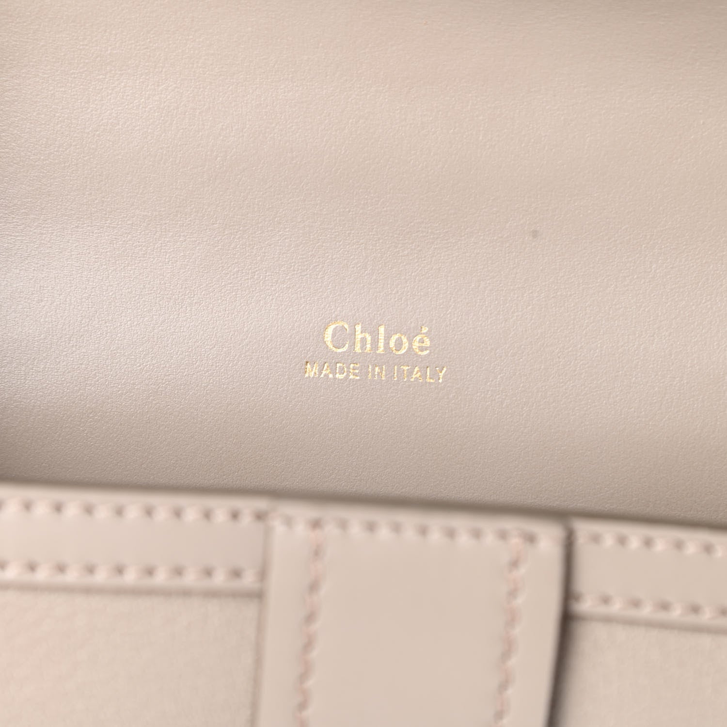 Chloe Shiny Goatskin Calfskin Mini Aby Chain Shoulder Bag Motty Grey 6 of 12