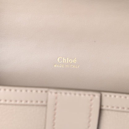 Chloe Shiny Goatskin Calfskin Mini Aby Chain Shoulder Bag Motty Grey 6 of 12