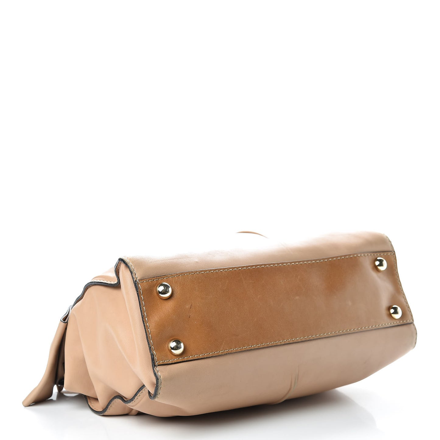 Nappa Large Aphrodite Bow Satchel Taupe