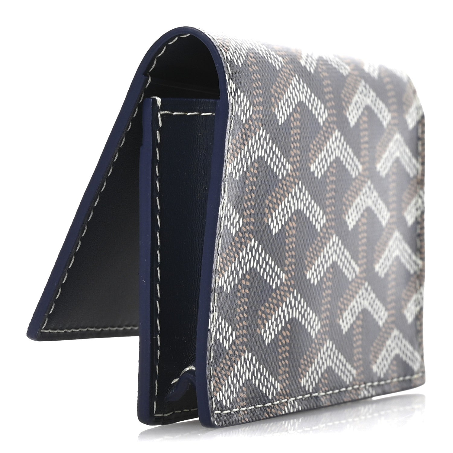 Goyard Goyardine Business Card Holder Navy 3 of 8
