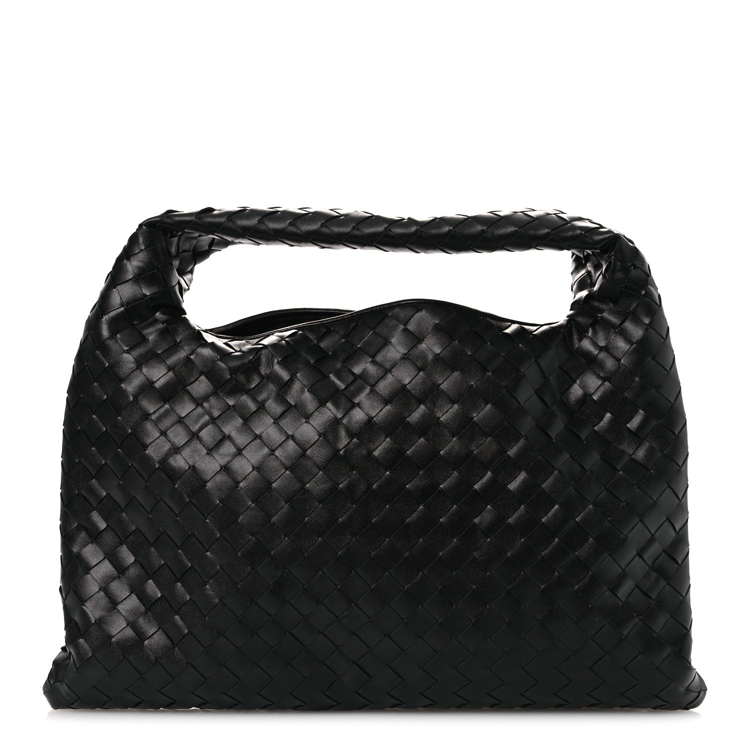 Bottega Veneta Calfskin Intrecciato Small Hop Black 1 of 10