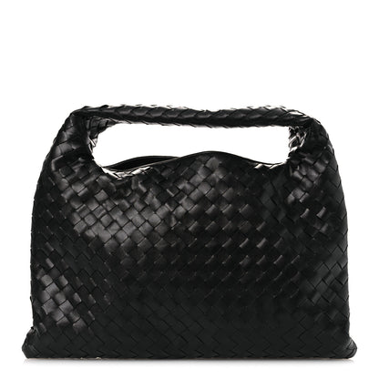 Bottega Veneta Calfskin Intrecciato Small Hop Black 1 of 10