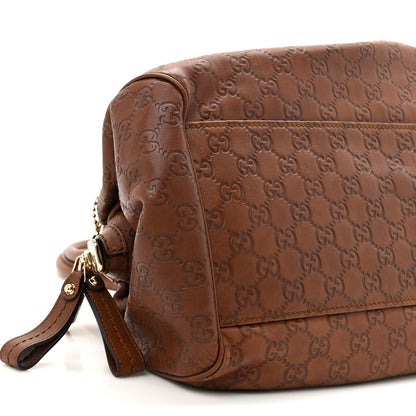 Gucci Guccissima Medium Sukey Boston Brown 10 of 11