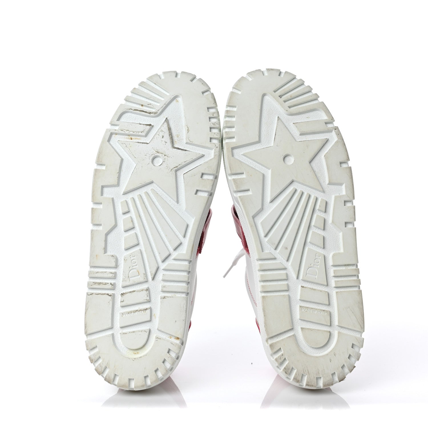 Christian Dior Suede Patent Terry Cloth Dior-ID Platform Sneakers 41 White Framboise 6 of 11