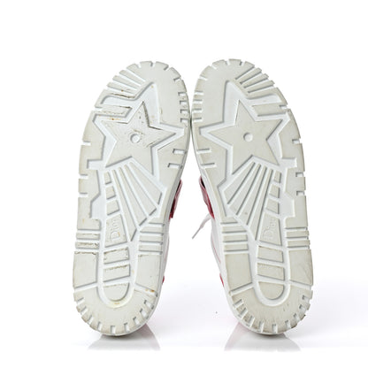 Christian Dior Suede Patent Terry Cloth Dior-ID Platform Sneakers 41 White Framboise 6 of 11