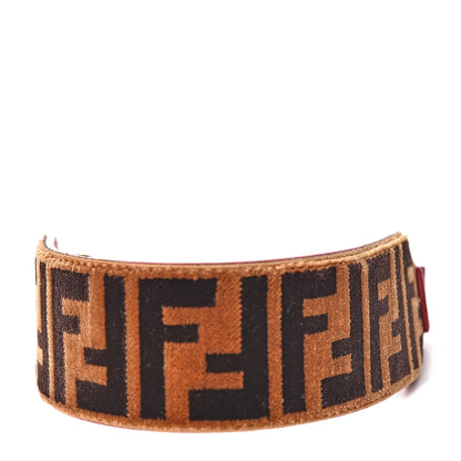 Fendi Velvet FF Mini Strap You Tobacco Fragola 1 of 5
