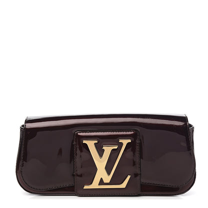 Louis Vuitton Patent Sobe Clutch Amarante 1 of 5