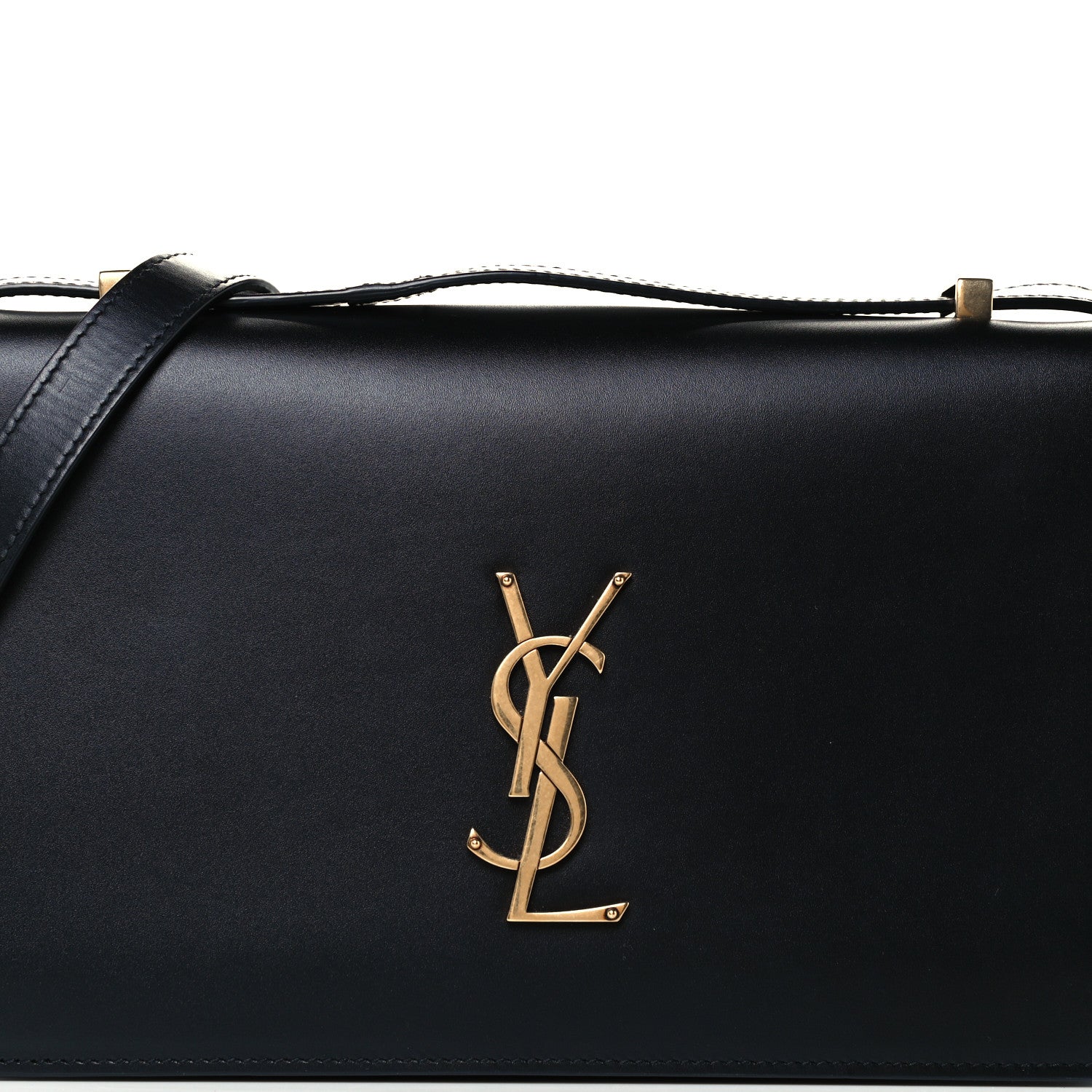 Saint Laurent Smooth Calfskin Shoulder Bag Black 9 of 11