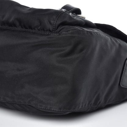 Prada Nylon Vela Messenger Bag Black 10 of 12