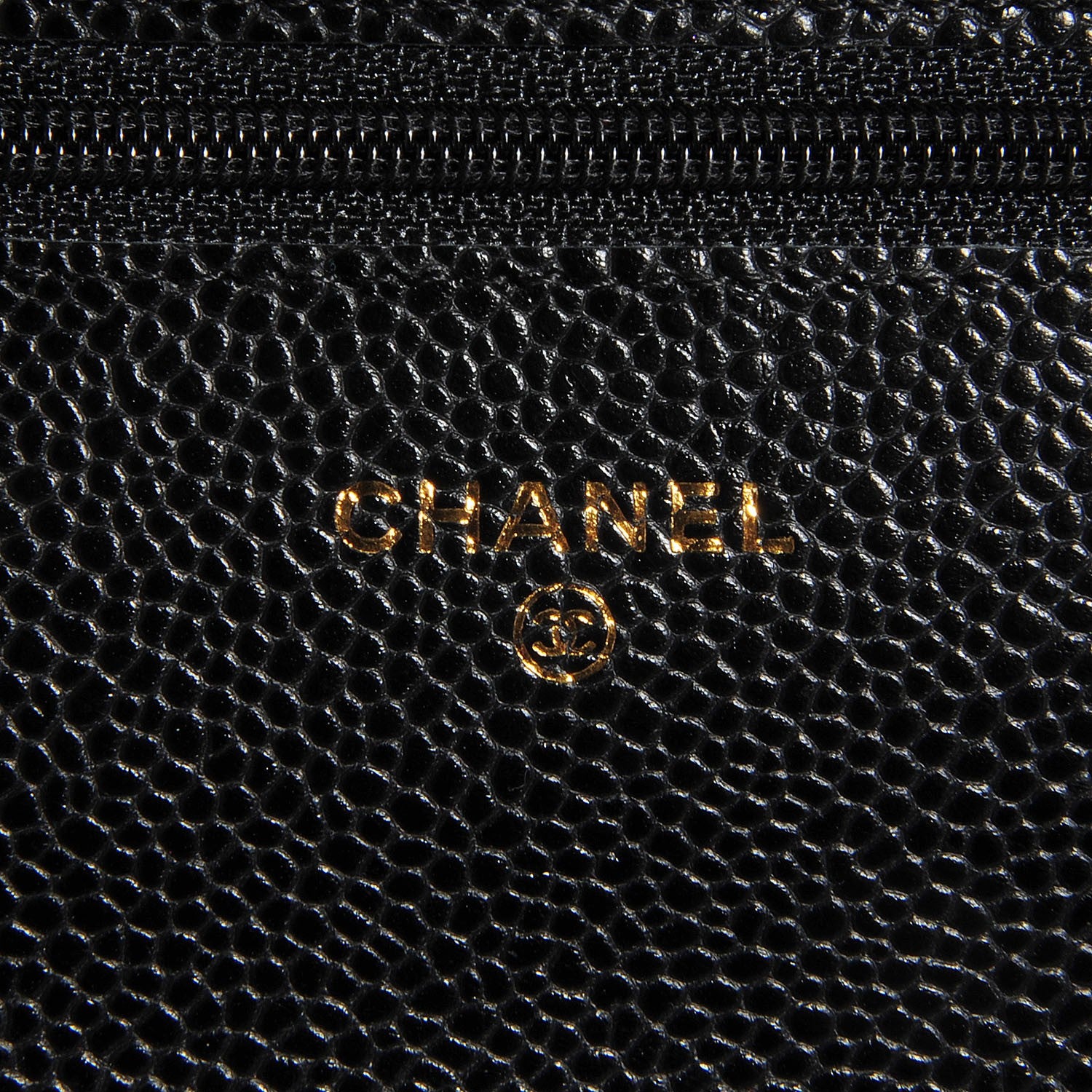 Chanel Caviar Quilted Wallet On Chain WOC Black 9 of 21