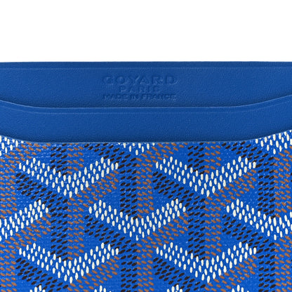 Goyard Goyardine Saint Sulpice Card Holder Sky Blue 7 of 9