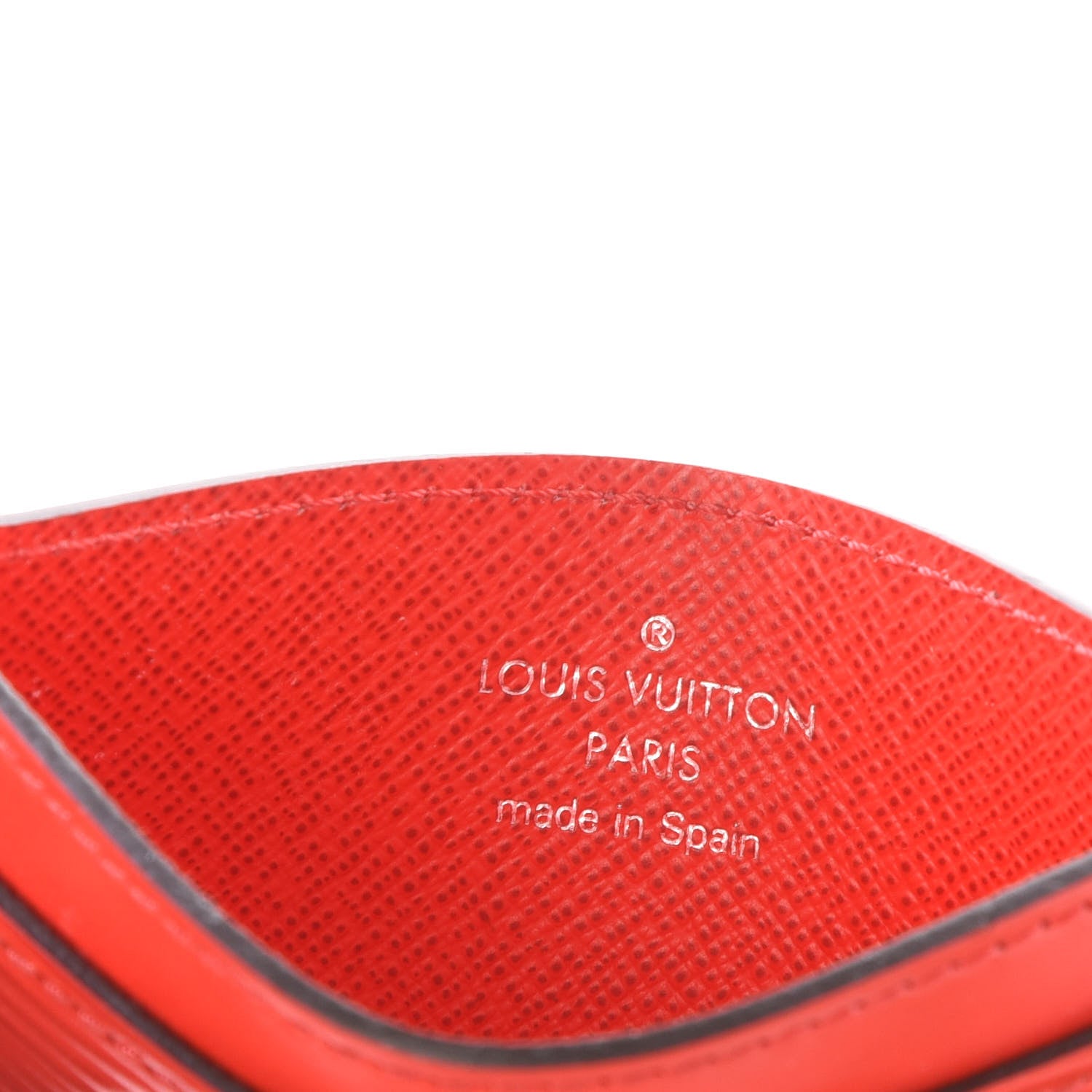 Louis Vuitton X SUPREME Epi Card Holder Red 7 of 8