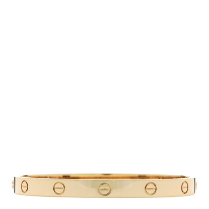 Cartier 18K Yellow Gold LOVE Bracelet 18 1 of 9