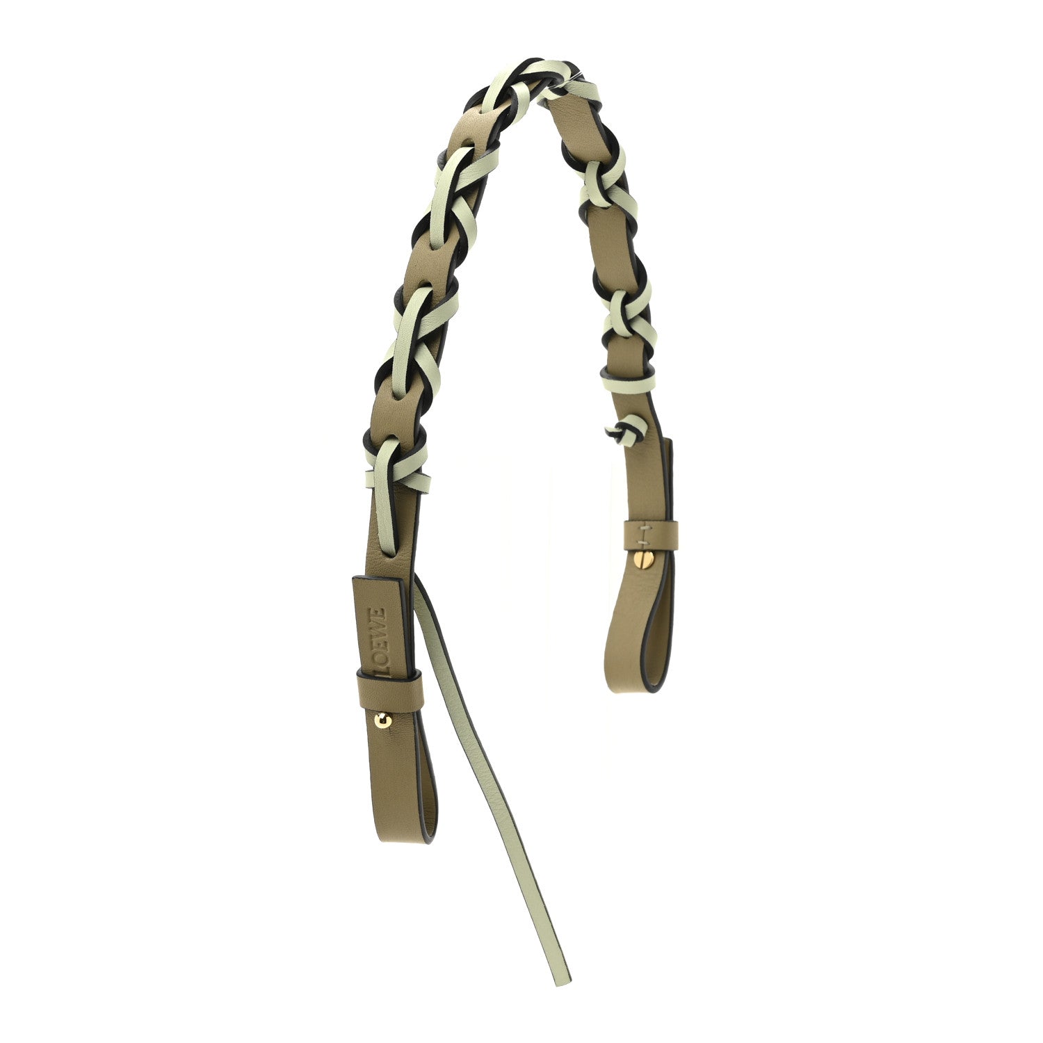 Loewe Calfskin Braided Loop Strap Clay 3 of 5