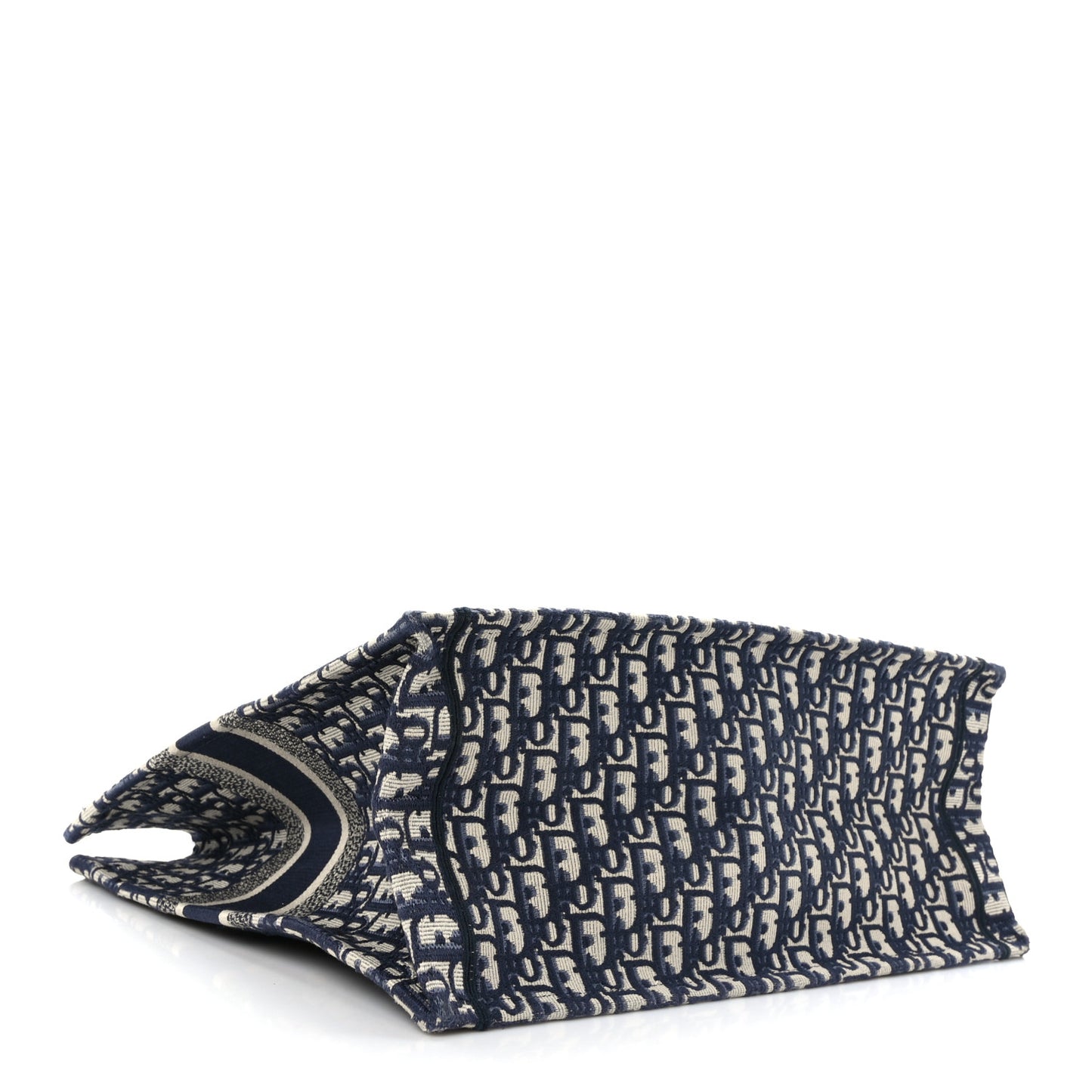 Oblique Large Book Tote Blue Multicolor