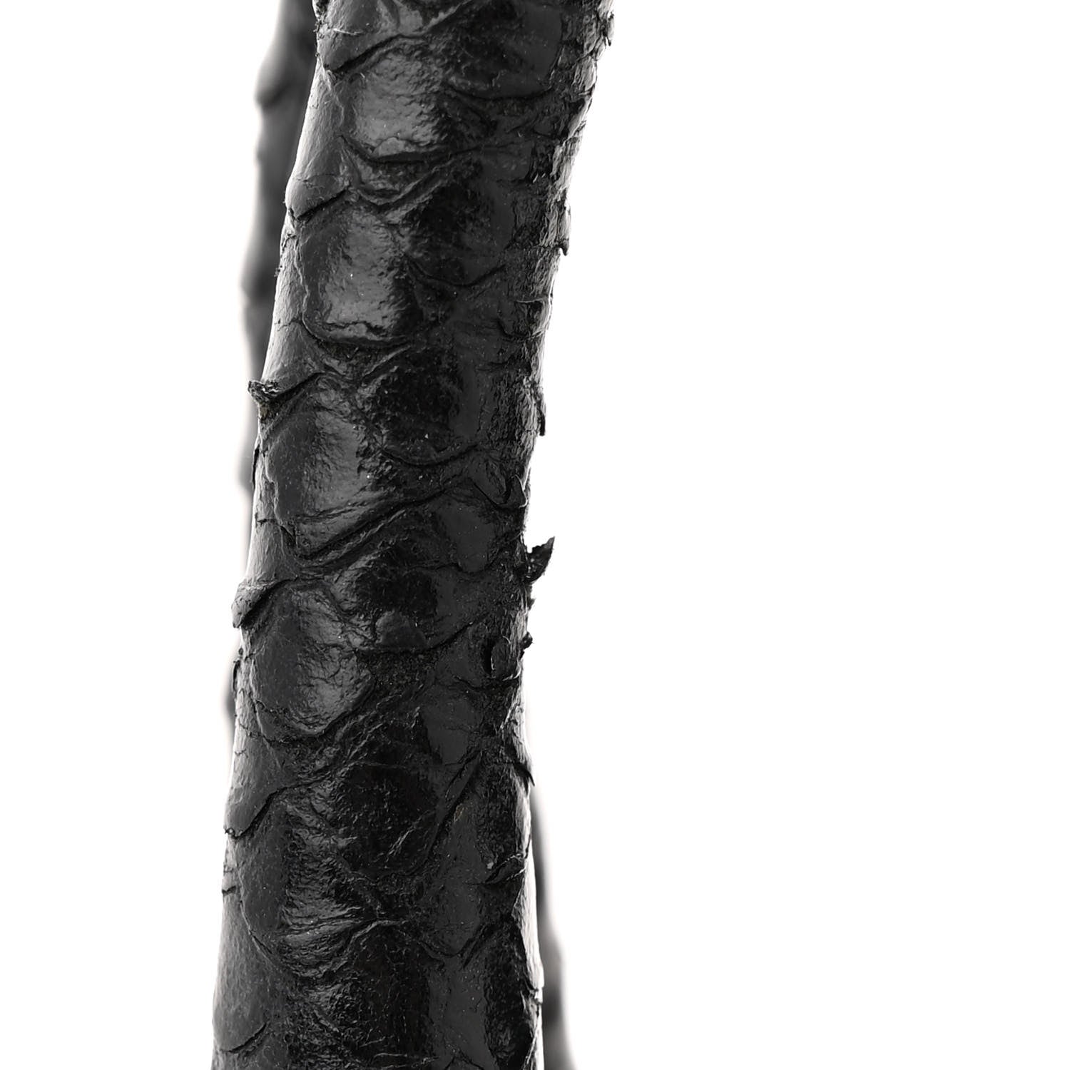 Saint Laurent Python Calfskin Embossed Monogram Baby Cabas Black 16 of 22