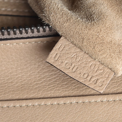 Celine Drummed Calfskin Micro Luggage Dune 7 of 14