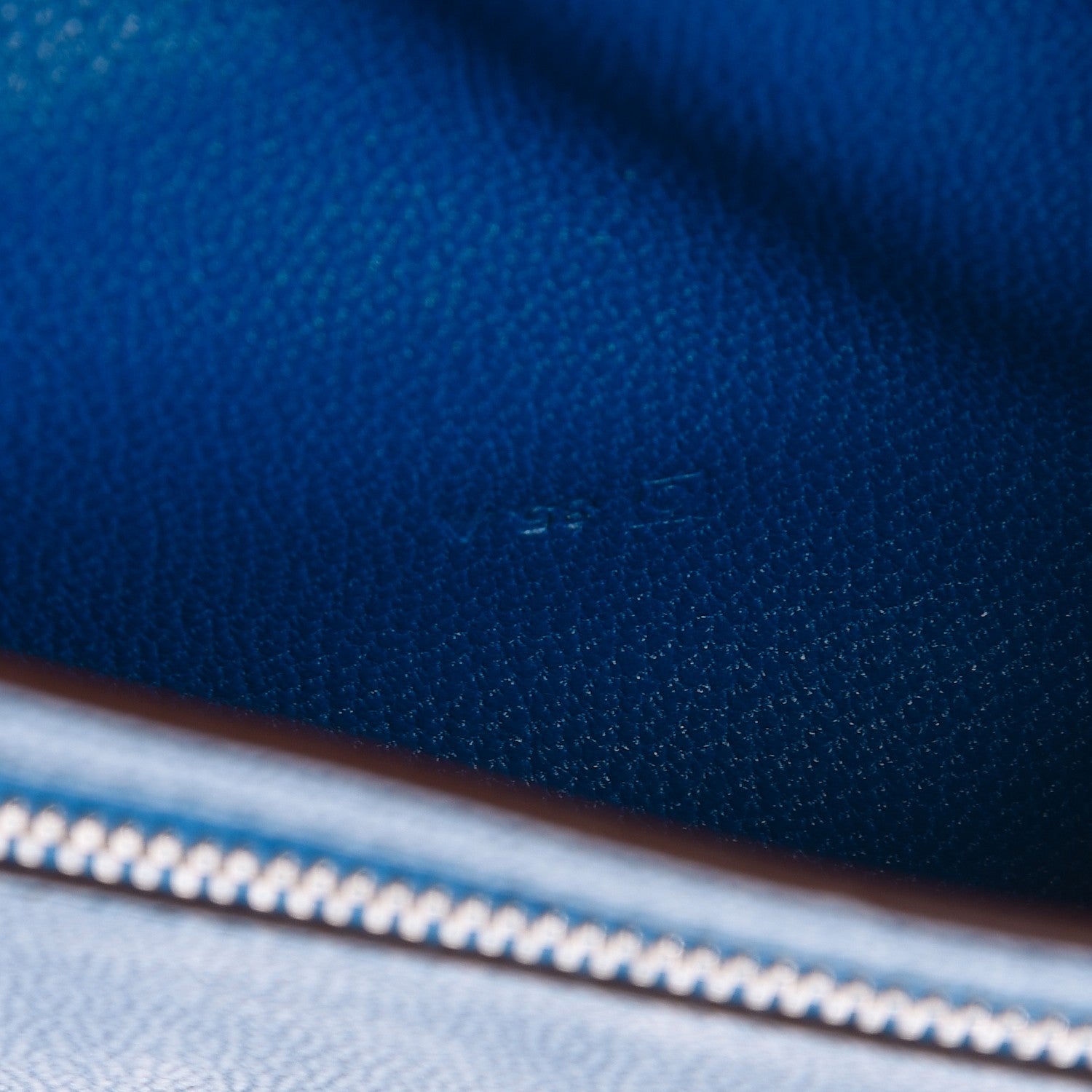 Hermes Shiny Alligator Bearn Wallet Bleu Hydra 7 of 8