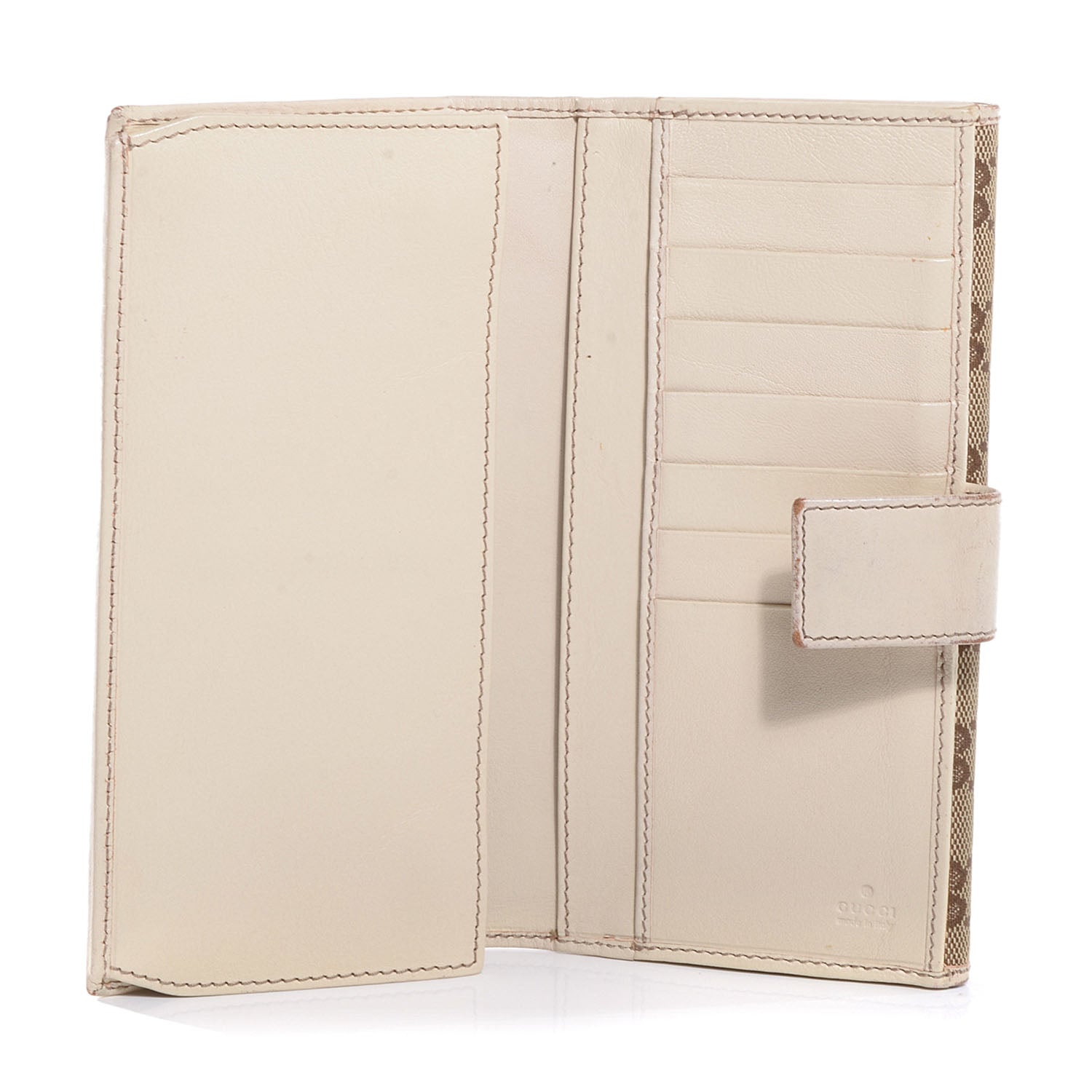 Gucci Monogram Canvas Pelham Continental Wallet Off White 6 of 8