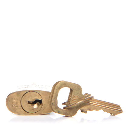 Louis Vuitton Brass Lock and 2 Keys Set #306 4 of 4