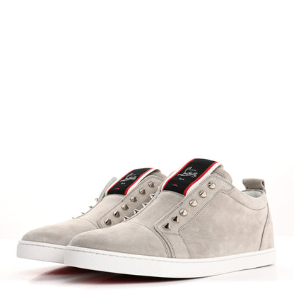 Christian Louboutin Suede Mens Fique A Vontade Sneakers 42.5 Goose 4 of 10