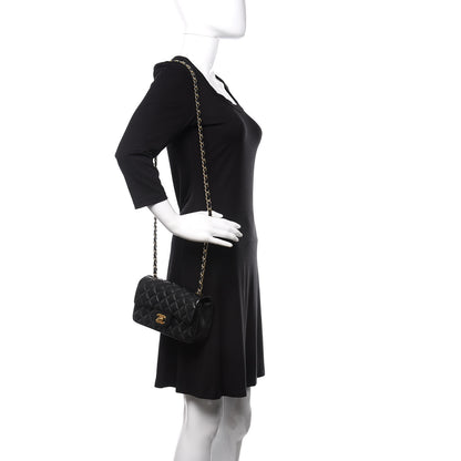 Chanel Caviar Quilted Mini Rectangular Flap Black 2 of 11