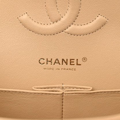 Chanel Caviar Quilted Medium Double Flap Beige Clair 6 of 13