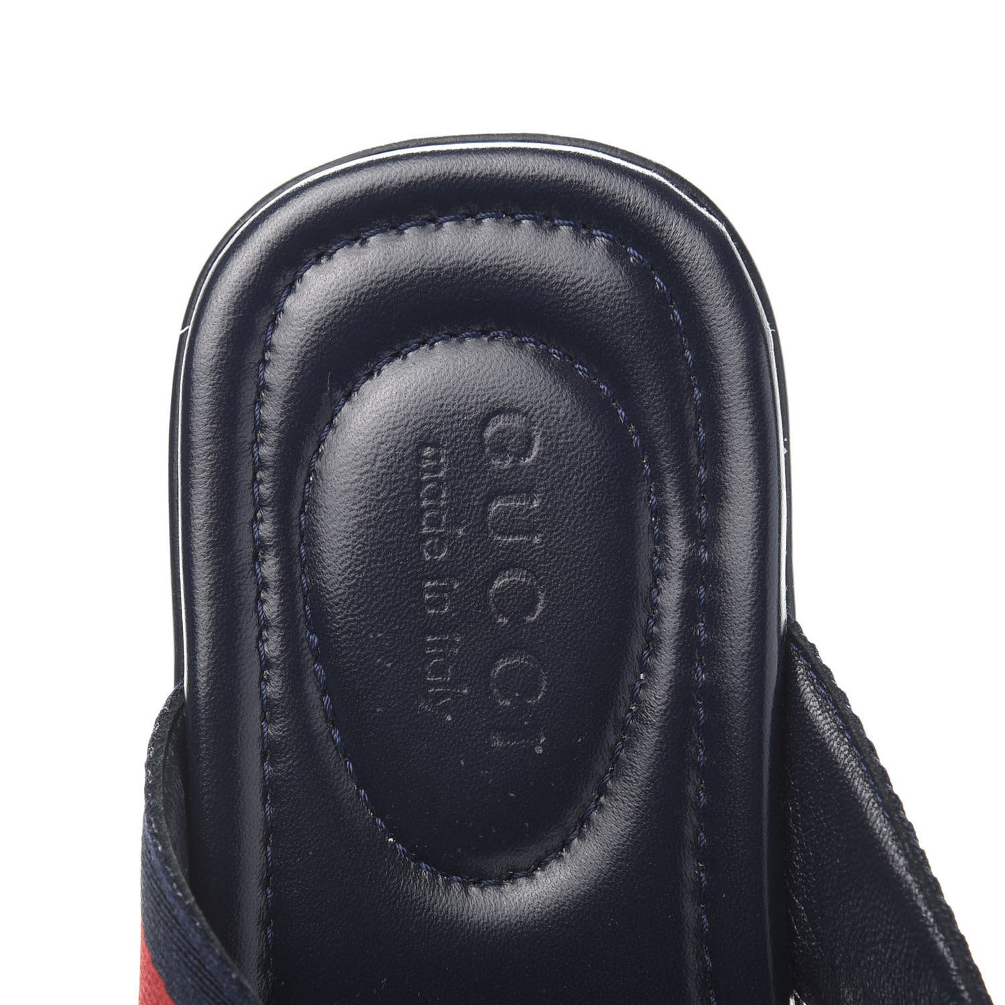 Nylon Calfskin Web Mens Cleat Sole Thong Sandals 8.5 Black Red Blue